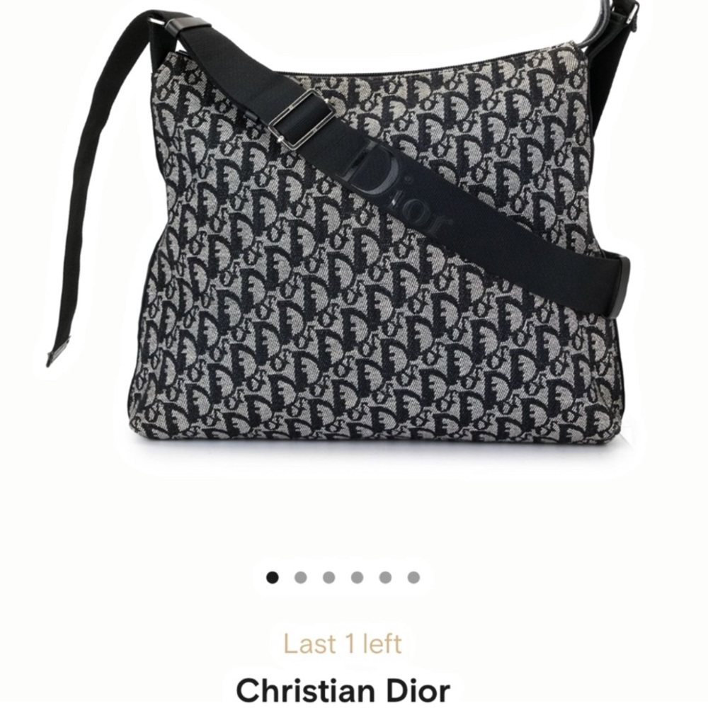 🦋 DIOR MONOGRAM DIORISSIMO SHOULDER BAG 🦋 - Picture 6 of 15